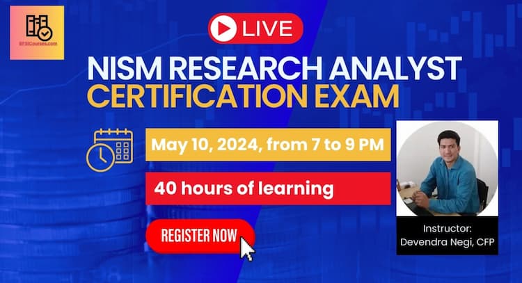 course | NISM-Series-XV Research Analyst Certification Examination Live Online Classes