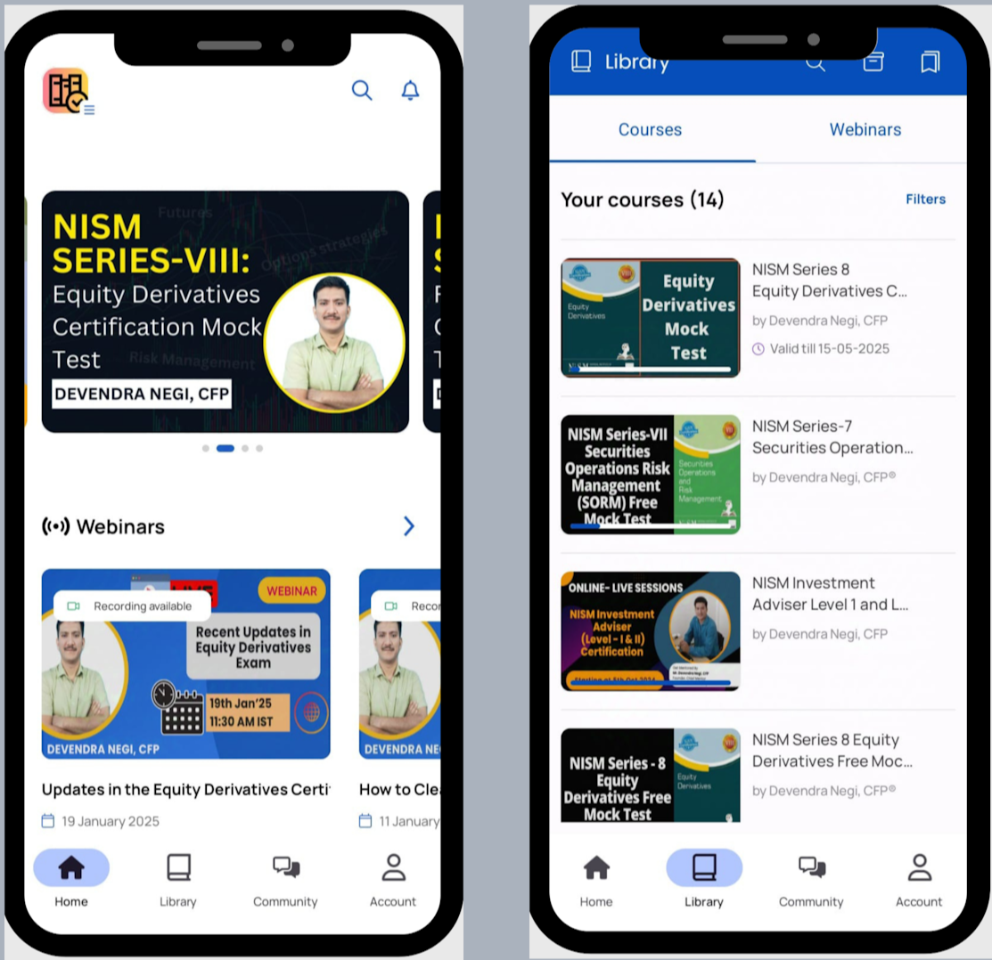 BFSI Courses Academy Free Mobile App for NISM Mock Test
